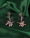 Peacock Floral Drop Earrings