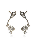 Lantern Motif Ear Cuff cum Stud Earrings