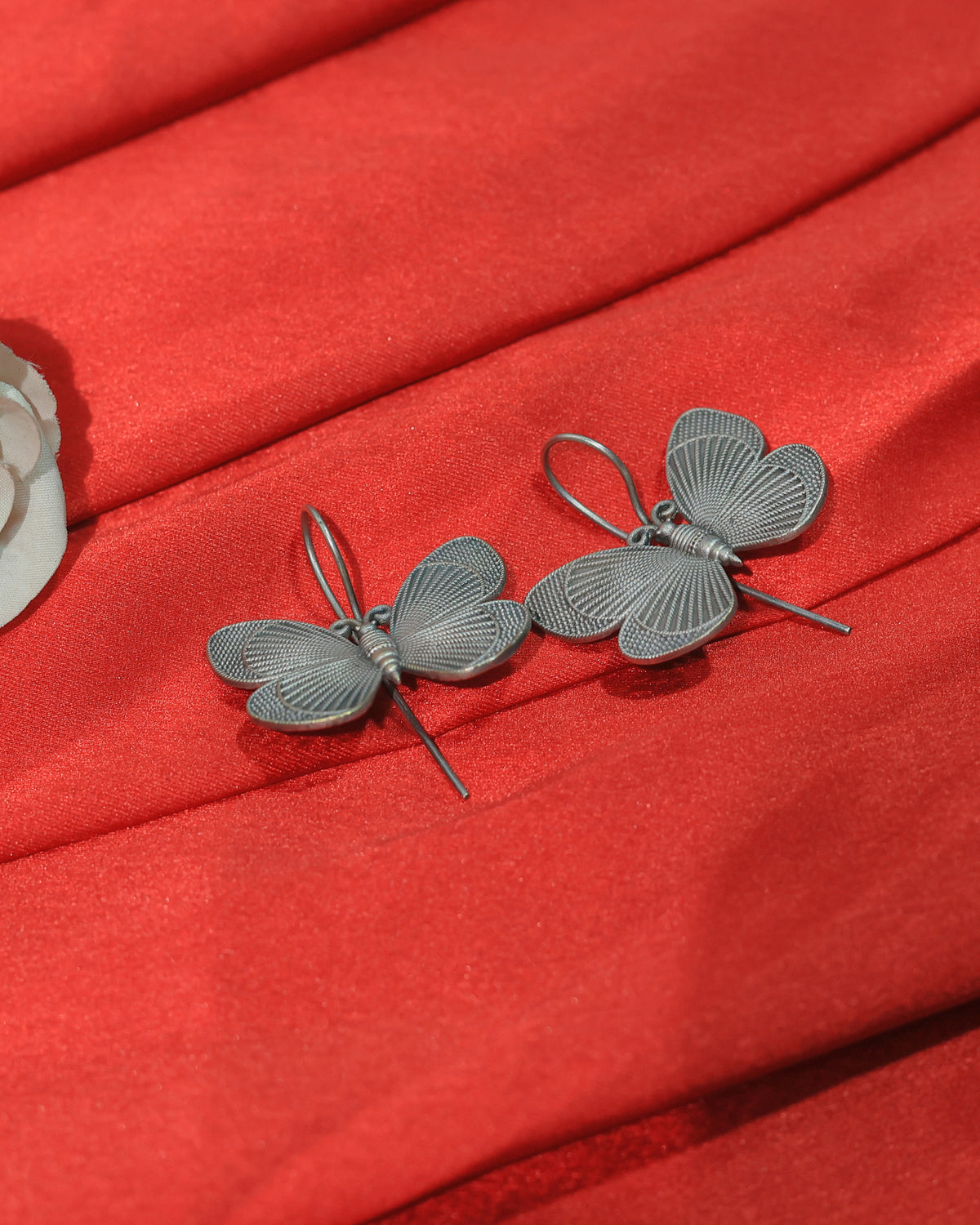 Butterfly Statement Drop Earrings