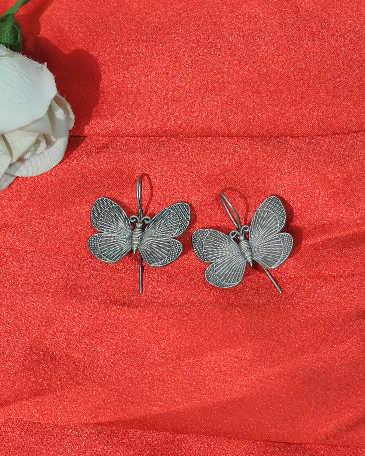 Butterfly Statement Drop Earrings