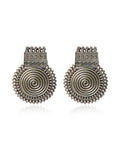 Spiral Sunburst Drop Earrings