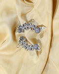 Floral Filigree Ear Cuff Earrings