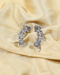 Floral Filigree Ear Cuff Earrings