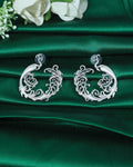Peacock Filigree Stud Earrings