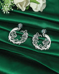Peacock Filigree Stud Earrings