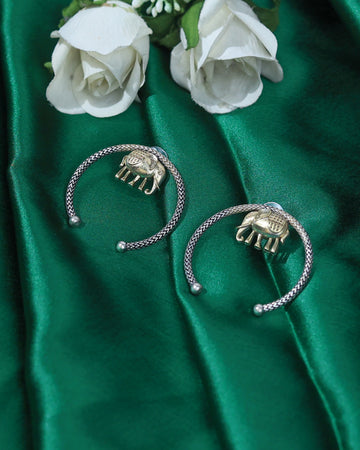 Elephant Hoop  Earrings