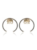 Elephant Hoop  Earrings