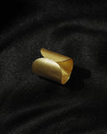Golden Split Cuff Wrap Ring