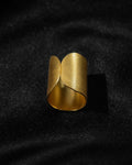 Golden Split Cuff Wrap Ring