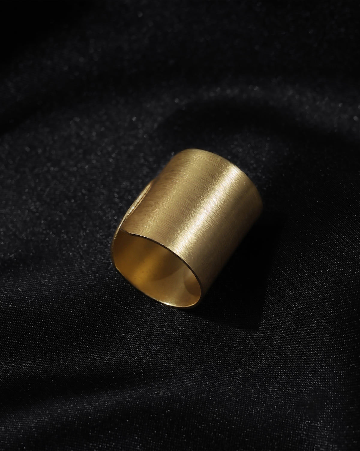Golden Split Cuff Wrap Ring
