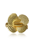 Bloom Petal Textured Ring