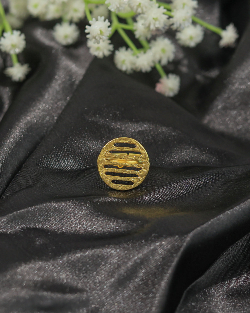 Linear Cutout Statement Ring