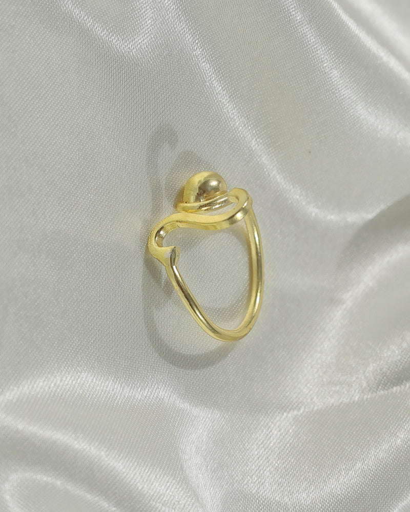 Serpent Curve Ring