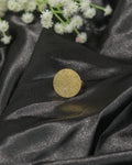 Textured Disc Statement Ring