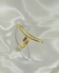 Elongated Oval Frame Ring