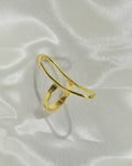 Elongated Oval Frame Ring