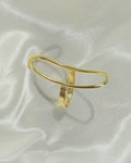 Elongated Oval Frame Ring