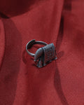 Heritage Elephant Oxidised Statement Ring