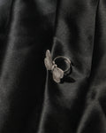 Vintage Butterfly Oxidised Ring