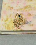 Moksh Crescent Spiritual Statement Ring