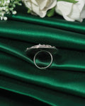 Peacock Garden Oxidised Statement Ring